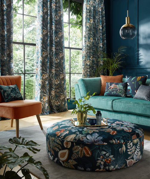 Borneo River velvet cushion cover