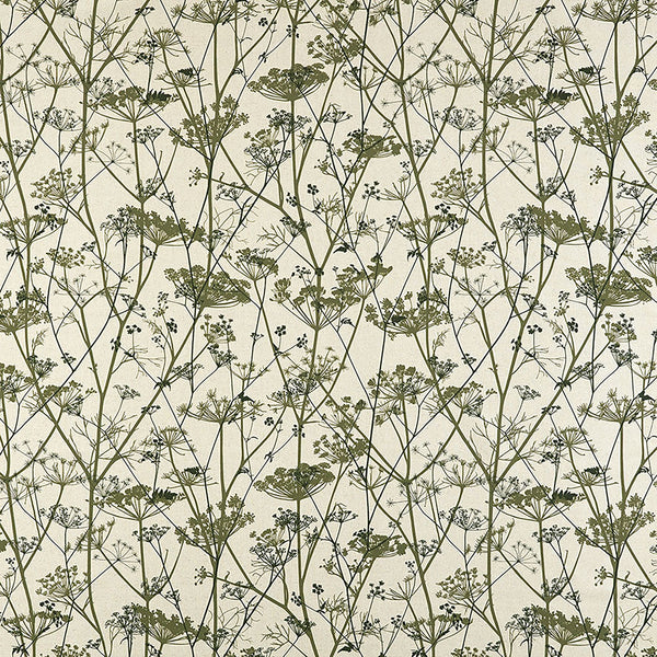 made to order Wild Chervil cushion cover, olive