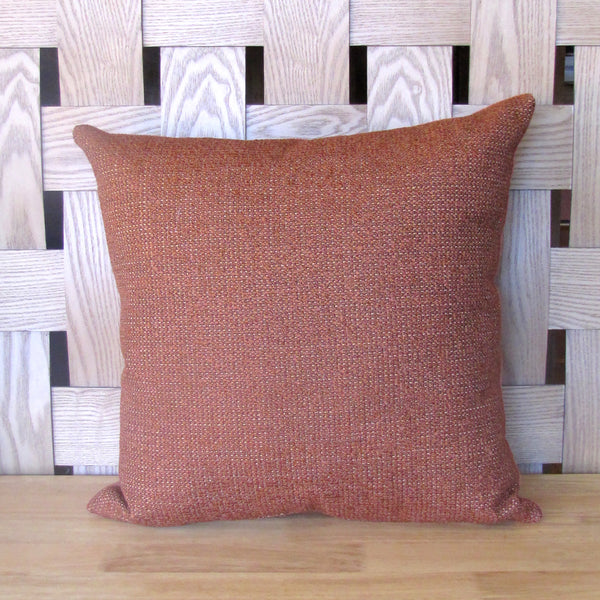 made to order Entwine Terracotta boucle cushion cover
