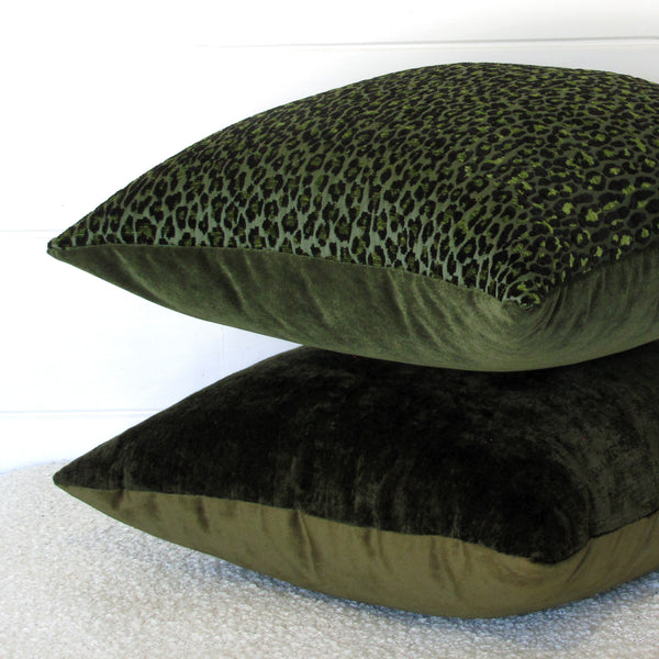 Leopardo Palm Luxury Cushion Cover