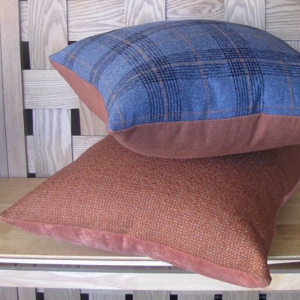 made to order Entwine Terracotta boucle cushion cover