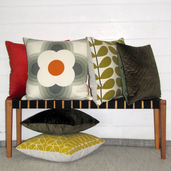 Orla Kiely Olive Stem cushion cover