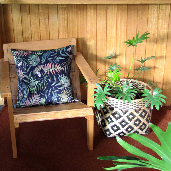 Fern velvet cushion cover