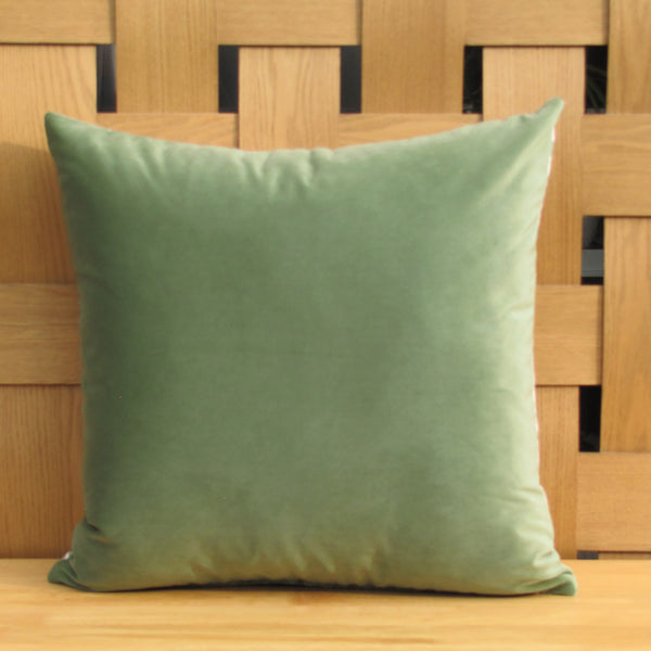 made to order Fern velvet cushion cover, cream