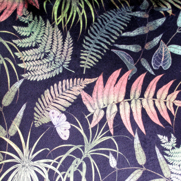 Fern velvet cushion cover