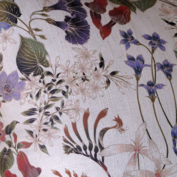 made to wildflowers cream cushion cover