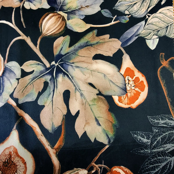 Borneo River velvet cushion cover