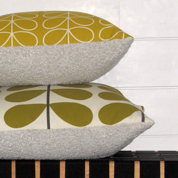 Orla Kiely Olive Stem cushion cover