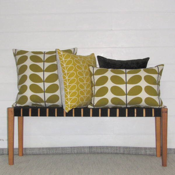 Orla Kiely Olive Stem cushion cover