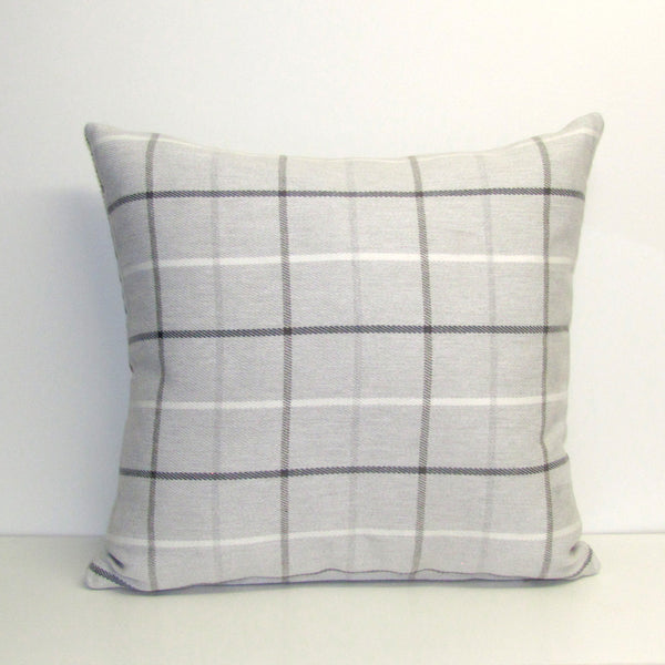 Carrick check cushion cover