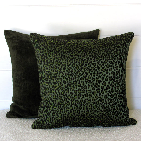 made to order Leopardo Palm Luxury Cushion Cover