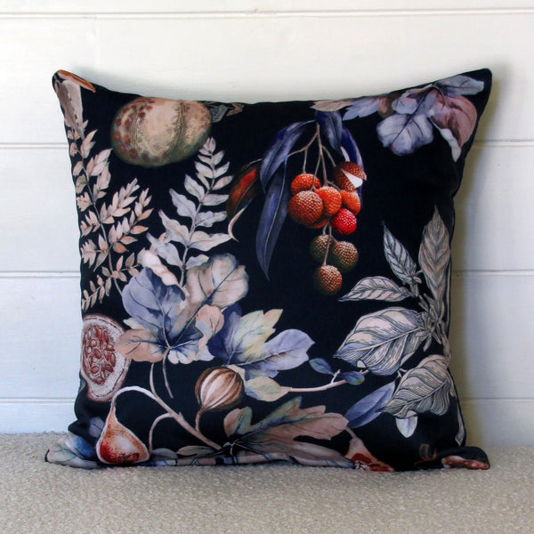 Borneo River velvet cushion cover