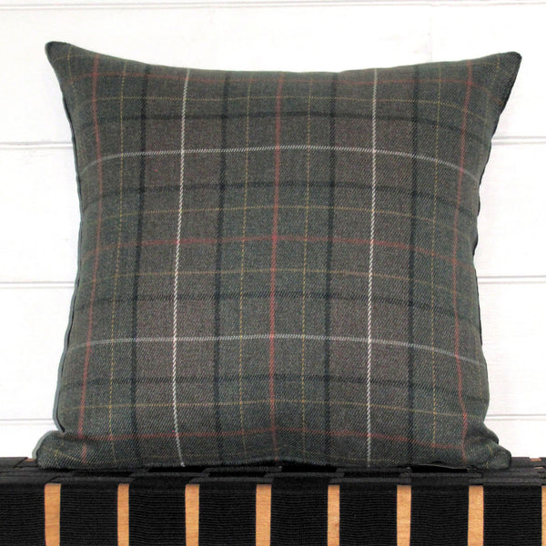 Alfriston check cushion cover