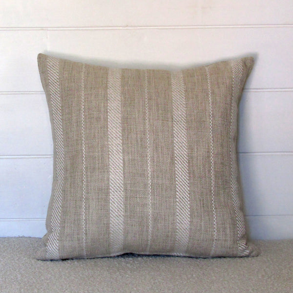 made to order Brixham Chai striped cushion cover
