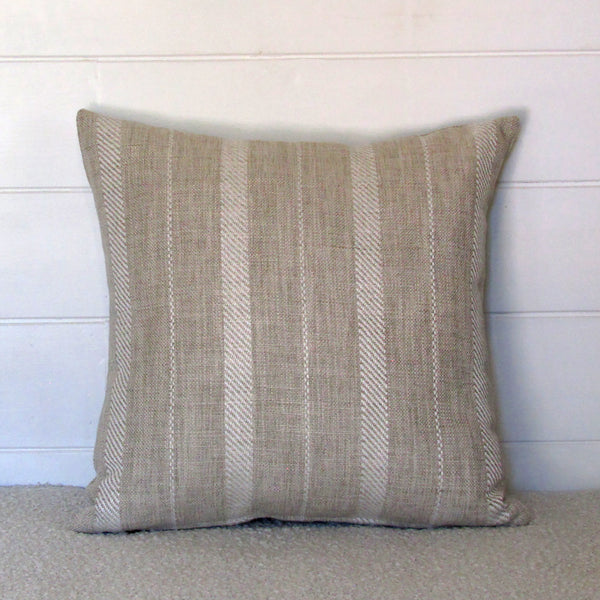 Brixham Chai striped cushion cover