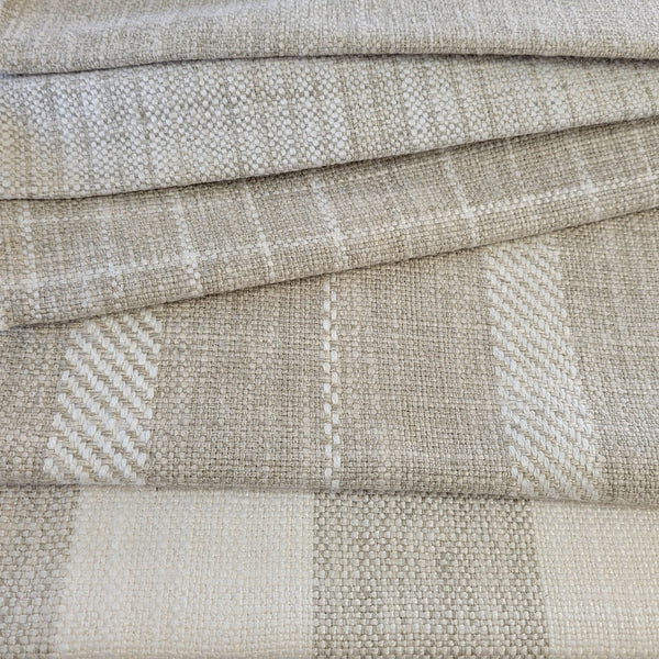 made to order Brixham Chai striped cushion cover