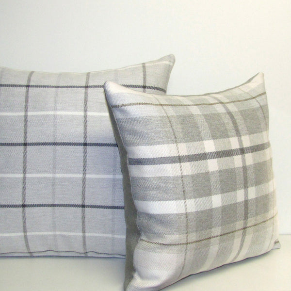 Carrick check cushion cover