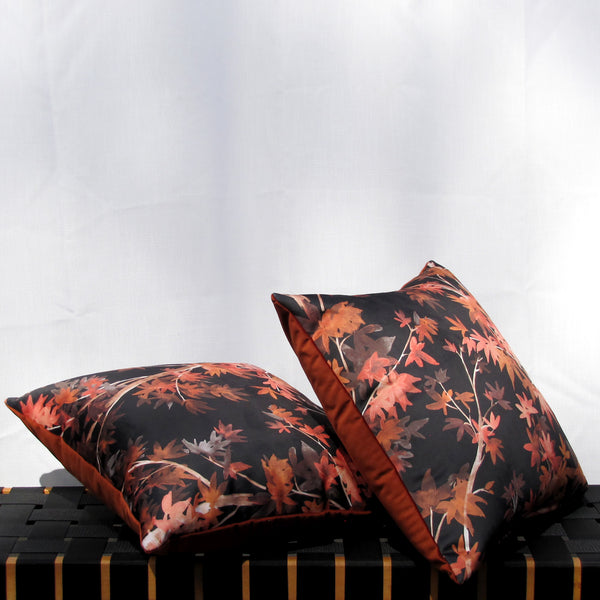 Aspen Maple velvet cushion cover