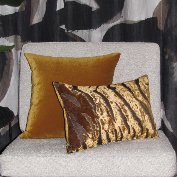 made to order Bengal Tiger Gold Cushion Cover
