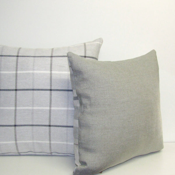 Carrick check cushion cover