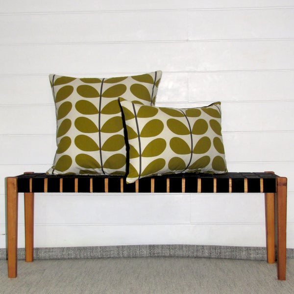 Orla Kiely Olive Stem cushion cover