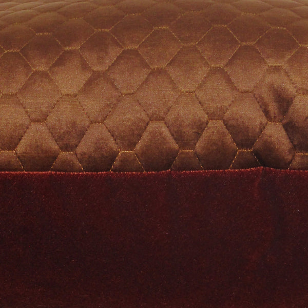 made to order Celino Bronze quilted cushion cover