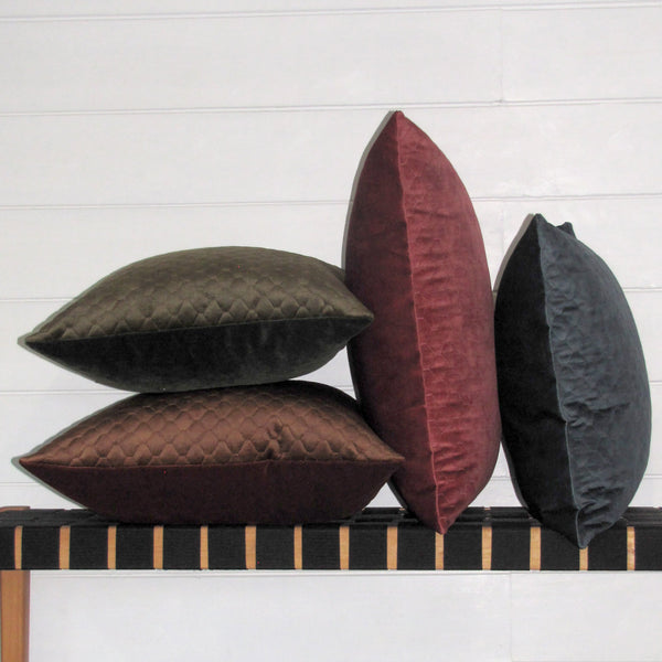 Celino Persimmon quilted cushion cover