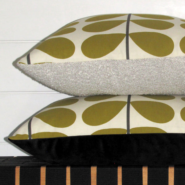 Orla Kiely Olive Stem cushion cover