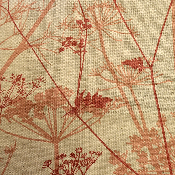Wild Chervil Terracotta Fabric