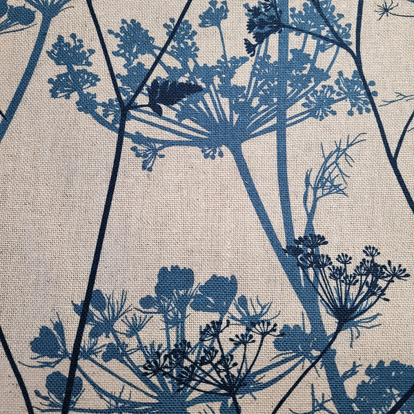 Wild Chervil Air Force Blue Fabric