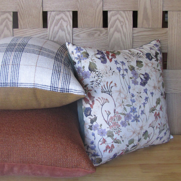 made to wildflowers cream cushion cover