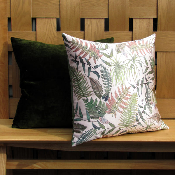 Made to order Bespoke Oxide Green luxury Italian velvet cushion cover