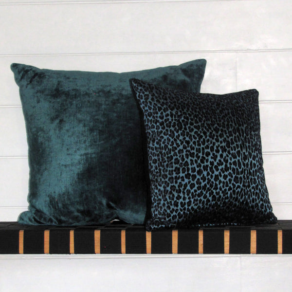 made to order Leopardo Sapphire Luxury Cushion Cover