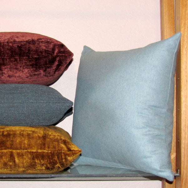 made to order Mackenzie Glacier woollen cushion cover