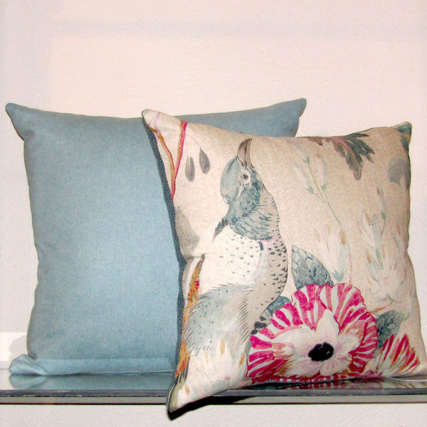made to order Mackenzie Glacier woollen cushion cover