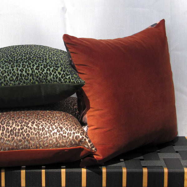 made to order Aspen Maple velvet cushion cover