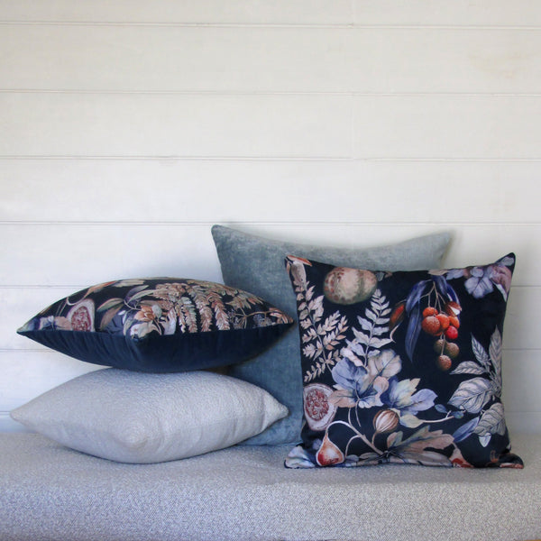 Borneo River velvet cushion cover