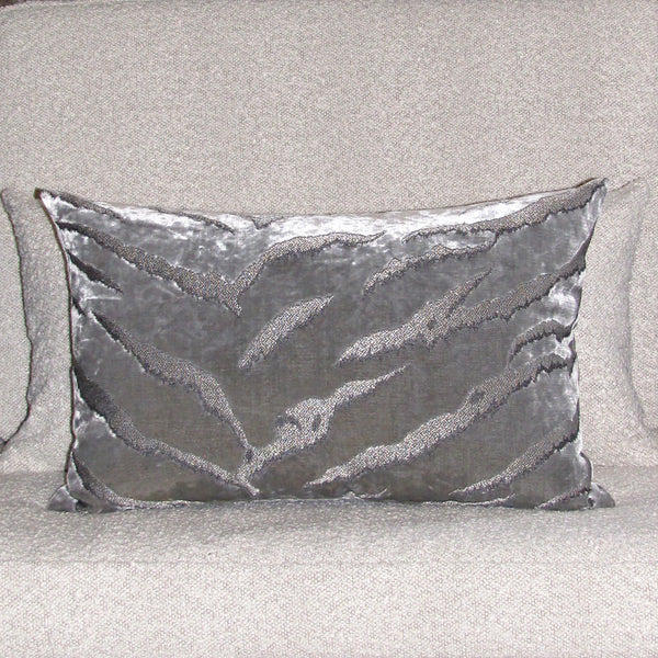 Made to order Bengal Tiger Silver Cushion Cover