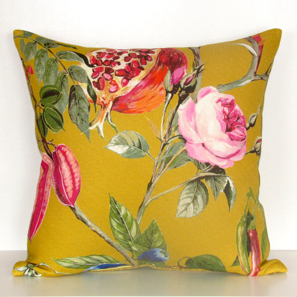 Made to order Orchard Mustard cushion cover