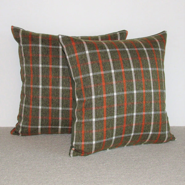 Perth check cushion cover