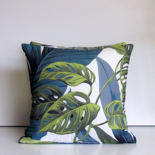 Jungle cushion cover, white
