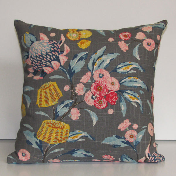 Hinterland cushion cover, charcoal