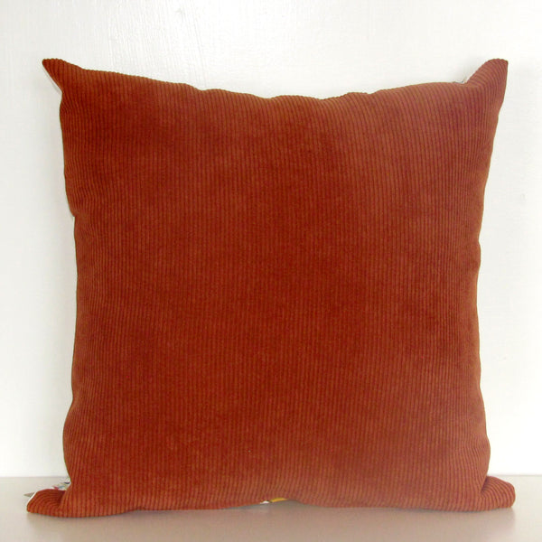 hazelnut corduroy cushion cover