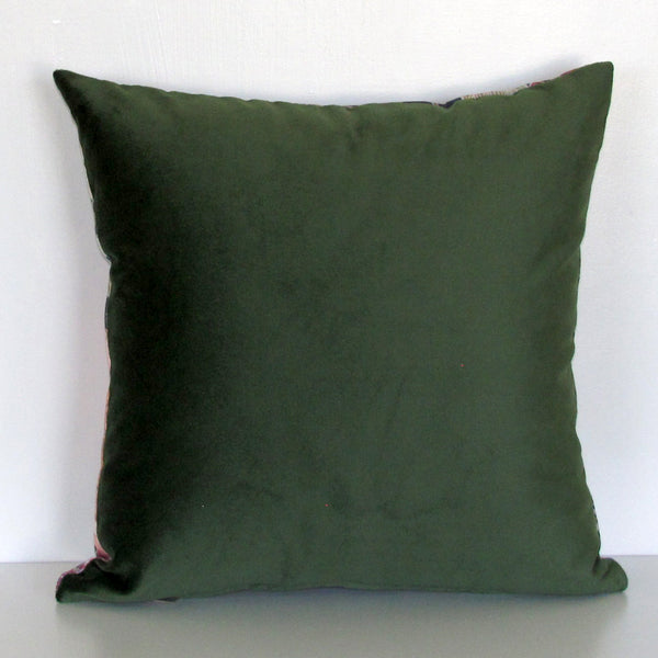 waratah bloom velvet cushion cover
