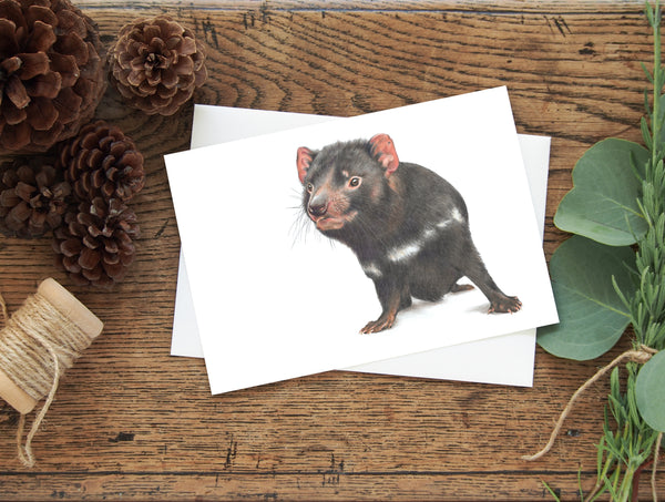 Tasmanian Devil greeting card
