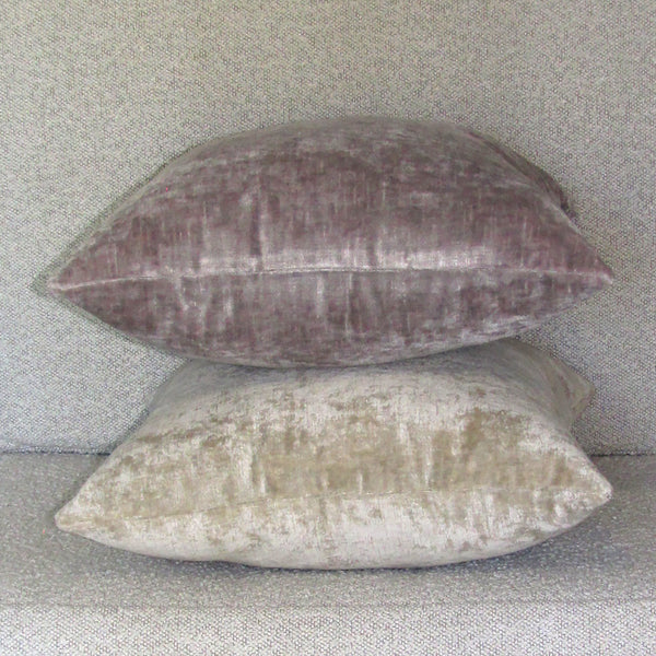 Bespoke Allium luxury Italian velvet cushion cover
