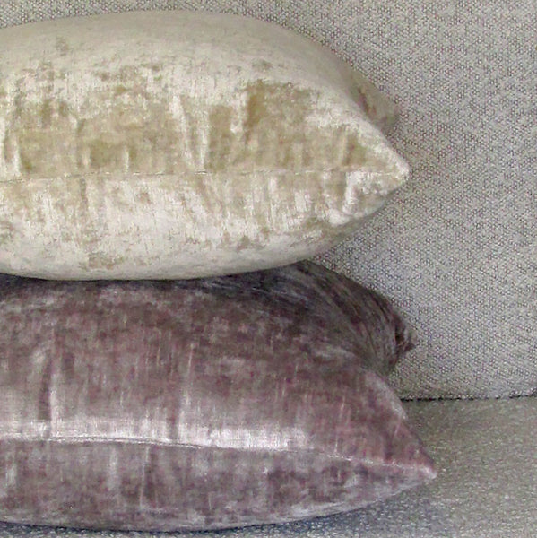 Bespoke Macaroon luxury Italian velvet cushion cover