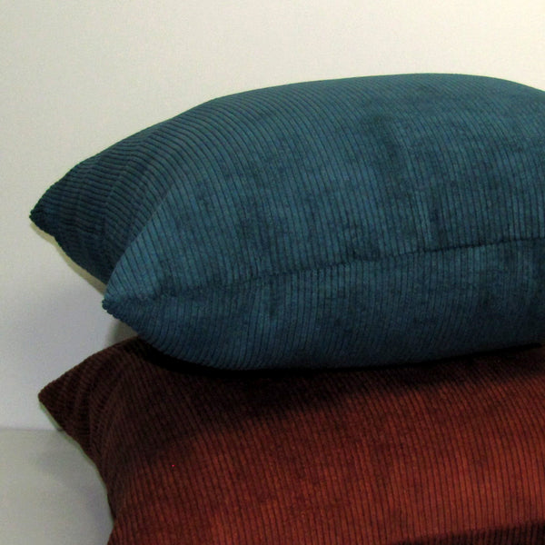 custom order for Janine, Aspen Teal corduroy cushion covers