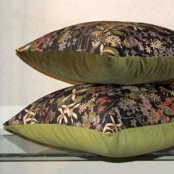 made to order wildflowers cushion cover