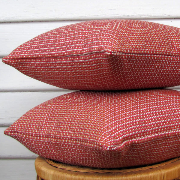 Red Coral Esplanade indoor/outdoor cushion cover